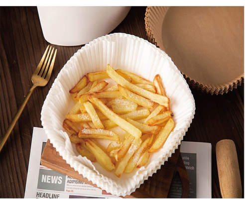 Disposable Square Parchment Air Fryer Paper Liners Food Grade Nonstick
