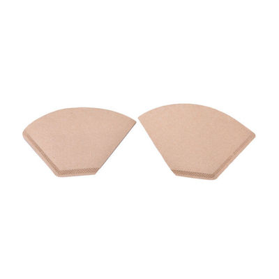 Фильтры кофе 100PCS устранимого естественного конуса фильтровальных бумаг V60 кофе форменные в сумку